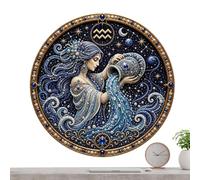 Kit di pittura artistica con perle dello zodiaco, decorazione da parete | Set d'arte con perle dello zodiaco, kit artigianales costellazioni fai-da-te, attività rilassante per adulti