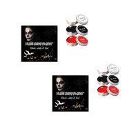 Kit di Pittura Facciale di Halloween,Vernice Facciale di Gioco di Ruolo di Vampiro,190g*2pc,Gioco di Ruolo