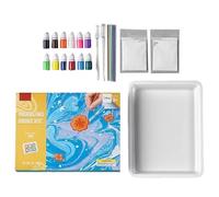 Kit di pittura sull'acqua - Progetto artistico creativo di pittura marmorizzata per bambini, giocattoli educativi per le vacanze per ragazze e ragazzi di età compresa tra sei sette otto dieci und
