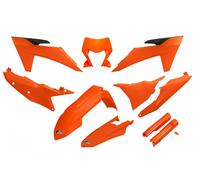 kit plastiche carene FULL Ktm Exc 150 250 300 350 450 500 2024 arancio portafaro
