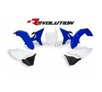 Kit Di Plastica Sostitutiva Racetech Revolution Blu/Bianco Per Yamaha YZ125/250