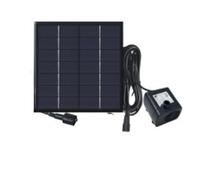 Kit di pompa for fontana solare alimentata da pannello, for acquari, laghetti, prati, bagni for uccelli esterno, a basso rumore, decorazioni giardino con 6 ugelli(2.5W)