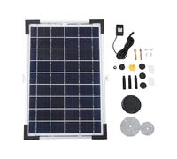 Kit di pompa per acqua ad alimentazione solare durevole performance ad alte 150 cm a sollevamento 200 litri/h portana per portata acqua per uccelli giardino giardino piscina corso