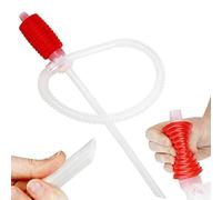 Kit di pompaggio a sifone manuale, pompa per sifone sifone olio Pompa del sifone manuale del combustibile, benzina per carburante per acqua per trasferimento liquido da 15 mm per auto