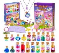 Kit di Pozioni Magiche Bambini 6 7 8 9 10 Anni,20 Pozioni Magia Fai da Te Lavoretti Creativi Giocattoli Artigianali Giochi per Bambini Regali di Natale e Compleanno Regalo per Bambina
