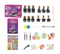 Kit di pozioni magiche per ragazze - Set completo di pozioni da da solo, kit di esplorazione scientifica, attività bottiglia luminosa scintillante, gioco di apprendimento interacti