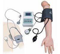 Kit di pratica modello avanzato for simulatore di braccio for allenamento della pressione arteriosa con set completo di accessori, strumenti didattici e didattici arteriosi regolabili