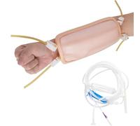 Kit di pratica per flebotomia - Modello di addestramento alla venipuntura dell'avambraccio, modello di tappetino per l'addestramento del braccio di simulazione indossabile