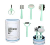 Kit Di Preparazione Per Animali Domestici - Metallo PP PP Grooming Tool Kit | Set Di Cura Per Animali Domestici Portatili, Set Di Strumenti Di Dettaglio Multifunzionale Per Vasche Gattine Da Viaggio