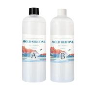 Kit di produzione di stampi in silicone - Kit stampi in silicone tutto in per artigianato | Ideale per progetti in resina fai-da-te, stampi flessibili per uso creativo, forniture comple