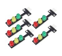 Kit di progetto fai da te con 5 mini semafori a LED, alimentazione DC 5V, modulo display da 5 mm.