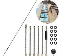 Kit di prolunga per lavatrice Lancia da 1/4'' Potenza 6 lance Lunghezza massima 228 cm