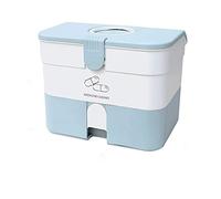 Kit di Pronto Soccorso Borsa di Pronto Soccorso Organizzatore di Medicina Scatola di Pronto Soccorso in plastica Assistenza domiciliare Armadietto dei Medicinali Contenitore Portatile Kit di Pronto