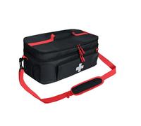 Kit Di Pronto Soccorso For La Casa Di Grandi Dimensioni,Organizer Da Viaggio For Medicinali,Organizer For Flaconi Di Medicinali Con Tracolla For Casa,Campeggio(Black)