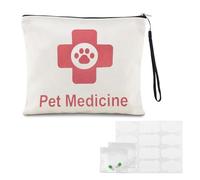 Kit di pronto soccorso per cani da compagnia per escursionismo, campeggio, viaggi, borsa di emergenza per cani, mamma, papà, borsa per medicine per animali domestici, set di sacchetti per gatti e cani