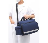 Kit di Pronto Soccorso per Paramedici E Uso Sportivo,Borsa per Pronto Soccorso Zaino per Traumatologia Borsa per Infermiera Vuota con Manico E Tracolla per Assistenza Domiciliare,Viaggio B
