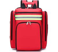 Kit di Pronto Soccorso Portatile soccorritore Borsa vuota del soccorritore di emergenza Borsa del kit di pronto soccorso Zaino medico grande per il viaggio, il campeggio, il ciclismo e la sopravvivenz