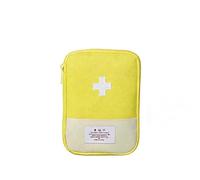 Kit di pronto soccorso vuoto, mini kit medico portatile, adatto per campeggio all'aperto ed escursionismo, emergenze in viaggio, borsa portatile, borsa multifunzionale per farmaci di emergenza, 17,8 x