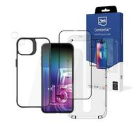 VETRO TEMPERATO 3MK Set 4 in 1 3mk Comfort per iPhone 15 Plus - Custodia, Temperato, Protezione Fotocamera
