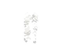 All Mountain Style AMS Paratelaio Basic ad alto impatto - protegge la tua bicicletta da graffi e ammaccature, Bianco/Camo