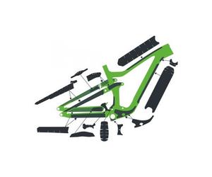 Kit di protezione del telaio syncros per scott ransom clear gloss