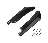 Kit Di Protezione Per Estensione Della Minigonna Laterale Universale Per Spoiler Posteriore Per Auto 2 Pezzi Accessori Per Golf 7 Minigonne Laterali Auto(Nero)