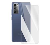 Kit di Protezione per Galaxy S20 FE con Cover e Vetro Temperato 9H Antiurto