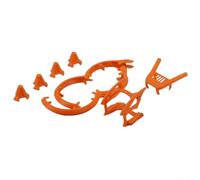 Kit di protezione per giunto cardanico DJI Neo2 progettato per assorbire energia e ridurre il rischio di danni durante l'implementazione attiva (arancione)