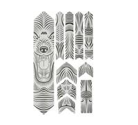 Kit di protezione per il telaio All Mountain Style Extra Wolf (x10) Noir