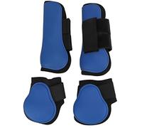 Kit di protezione per le gambe da equitazione XL blu per tendine e stivali di supporto, ideale per corse ad alta intensità, salti e allenamento quotidiano (set blu M 15 x 10,5 cm)