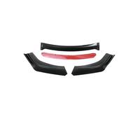 Kit Di Protezione Per Spoiler Paraurti Anteriore Per SUZUKI SX4 Per S-cross E Per Splitter 2013-2014-2015 LTQSIV(Gloss Black-red)