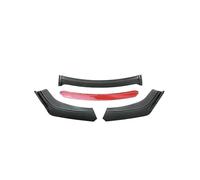 Kit Di Protezione Per Spoiler Paraurti Anteriore Per SUZUKI SX4 Per S-cross E Per Splitter 2013-2014-2015(Carbon Surface-red)