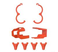 Kit di protezioni per eliche DJI NEk2 PC con anelli anti-collisione e copertura completa dell'elica copertura per la sicurezza di volo compatta in luminoso (arancione)