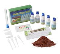 Kit di prova del suolo, 1 set di tester del suolo per nutrienti da giardino, kit di prova di potassio di azoto fosforo per il giardino del giardinaggio dell'agricoltura