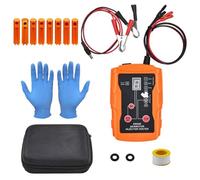 Kit di Prova e Pulizia per Iniettori a Doppio Combustibile 8 Modalità Impulso con Display LCD Strumento Test Universale EFI GDI 12V Adattatori Protezione Design