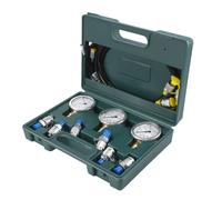 Kit di prova per escavatore con manometro idraulico, raccordo per tubo flessibile di prova e strumenti di misura