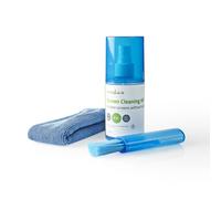 Kit di Pulizia 200ml per Schermo / Quaderno con Panno in Microfibra e Spazzola