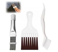 Kit di Pulizia 3 Pezzi per Asciugatrice e Condizionatore, Pulitore Lamelle Universale per Condensatore Asciugatrici a Pompa di Calore e Climatizzatori, Set Professionale con Pettine e Spazzole