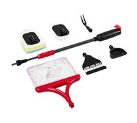 Kit di pulizia 7 in 1 per acquario, con raschietto multifunzione con rete per pesci e spugna a doppia faccia per la pulizia dell'acquario