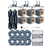 Kit di pulizia compatibile con Eufy X10 Pro, parti di ricambio tra cui spazzola principale e spazzole laterali con accessori aggiuntivi