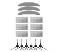 Kit di pulizia completo con spazzola laterale e panno mocio per Vexilar per Cleanova W7 W11 include 6 spazzole laterali e 6 filtri