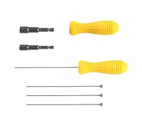 Kit di pulizia degli ugelli della stampante Pulitore dell'ago Kit di strumenti di pulizia dell'ugello in acciaio inossidabile per tubi di sblocco della stampante MK3S Ender3