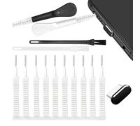 Kit di pulizia del telefono cellulare - Pulsante 'altoparlante del telefono | Set di pennelli per porta di ricarica a 15, strumento di rimozione della polvere elettronica, scrubber per