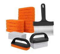Kit Di Pulizia Della Piastra, Sicuro E Non Tossico, 28.5x25,5 Cm, Cuscinetti Multifunzionali Per Lo Scrubber, Cucine Per Il Ristorante Strumenti Di Massa, Faccia Sur Non Graffiata, Per Ristorante, Cuc