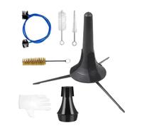 Kit di pulizia della tromba - pennello per pulizia a | Olio di Trumpt Valve | per strumenti in piccoli | Accessorio per restauro di strumenti musicali a 7 pezzi | Per professi