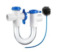 Kit di pulizia delle tubazioni - Sifone a P trasparente, Sifone a condensa | Scarichi di condensa 3/4" Sifoni a U in PVC Standard per condensa AC Kit di pulizia dello scarico