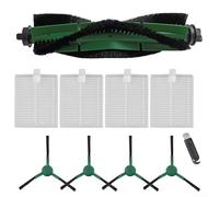 Kit di pulizia di ricambio per Roomba 105 per Combo con spazzola principale, spazzole laterali e filtri adatto per vari modelli di aspirapolvere Essential e ForVac 2 (A)