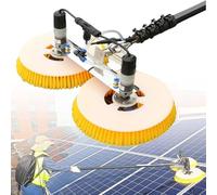 Kit di pulizia elettrico per pannelli solari, finestre e tetti con palo telescopico ad acqua