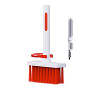 Kit di pulizia multifunzione per la pulizia della tastiera, penna per PC, colore bianco e rosso, 15 x 8 x 2,8 cm
