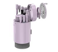 Kit di pulizia multifunzione per tastiera e PC, kit di pulizia tutto in uno per laptop, telefono, fotocamera ed elettronica con spazzola per la rimozione della polvere (viola)